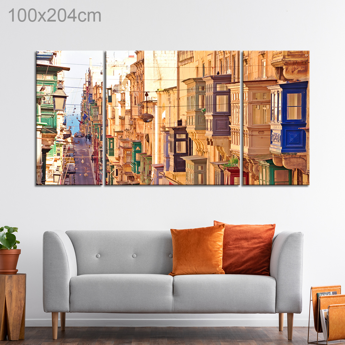 Colorful Balconies of Valletta, Malta