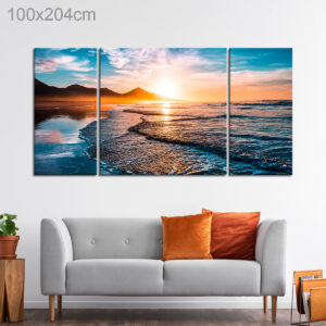 Sunset over Volcanic Hills