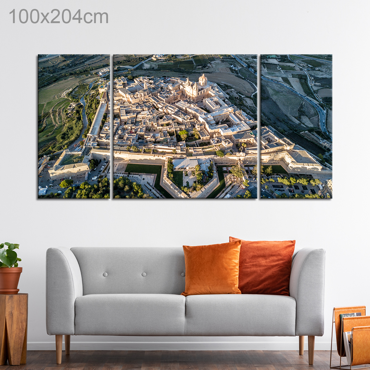 Aerial View of Mdina, Malta