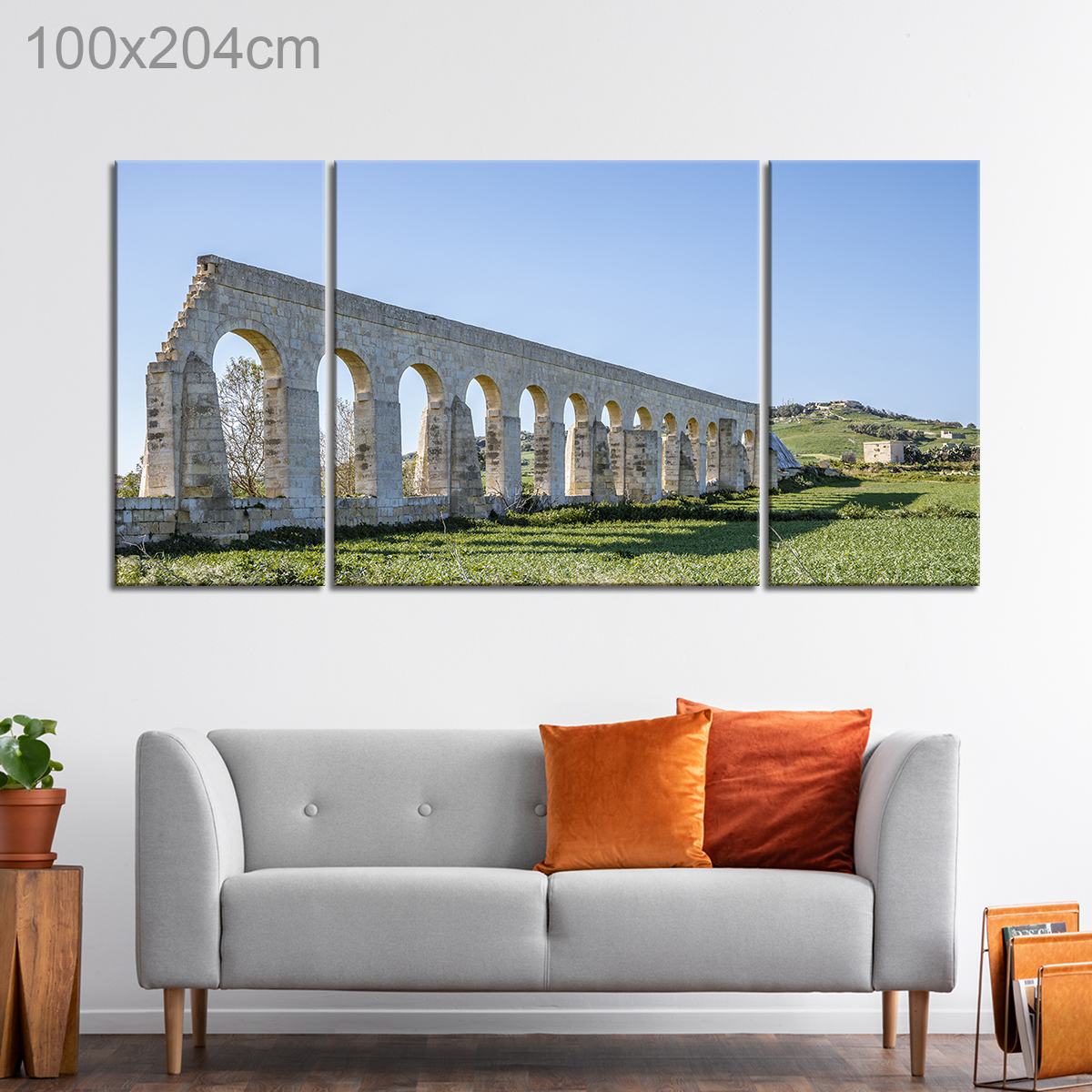 Aqueduct in Fields of Victoria, Gozo