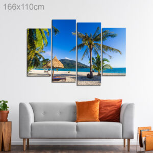 Coconut Palm Tree Beach in Lipe, Thailand