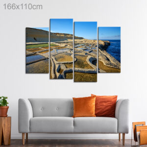 Salt Pans next to Zebbug, Gozo