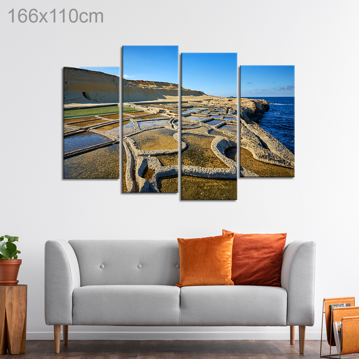 Salt Pans next to Zebbug, Gozo