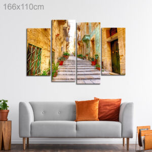 Alley Way Neighborhood in Valletta, Malta