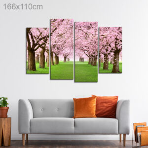 Pink Flower Tree Forest