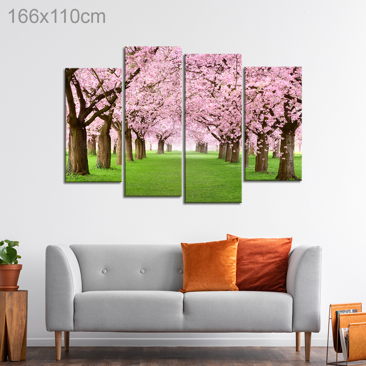 Pink Flower Tree Forest