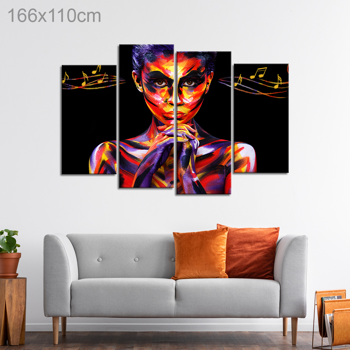 Bright Abstract Portrait