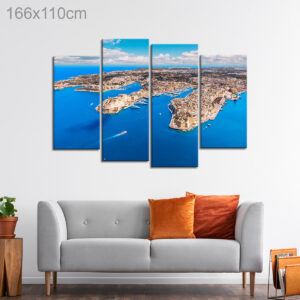 View of Valletta, Senglea, Birgu, Kalkara