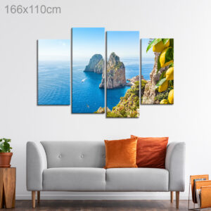 Faraglioni Rocks in Capri Island, Italy