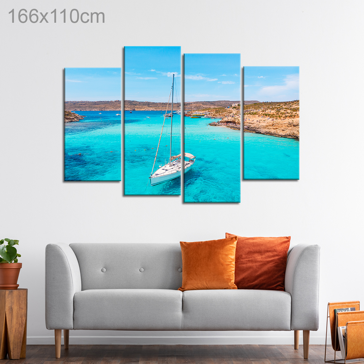 Yacht on the Blue Lagoon, Comino