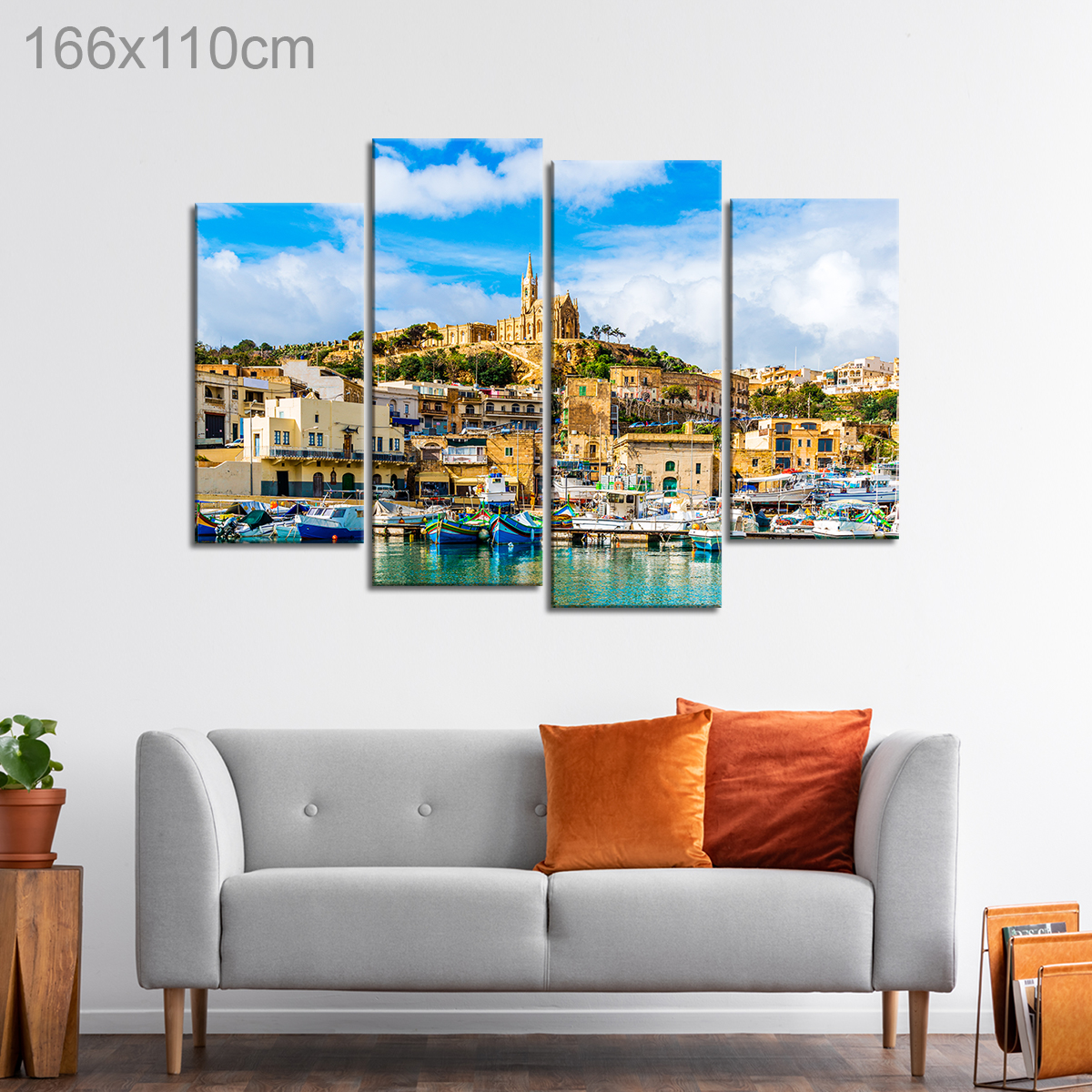 View of Mgarr Harbor, Gozo