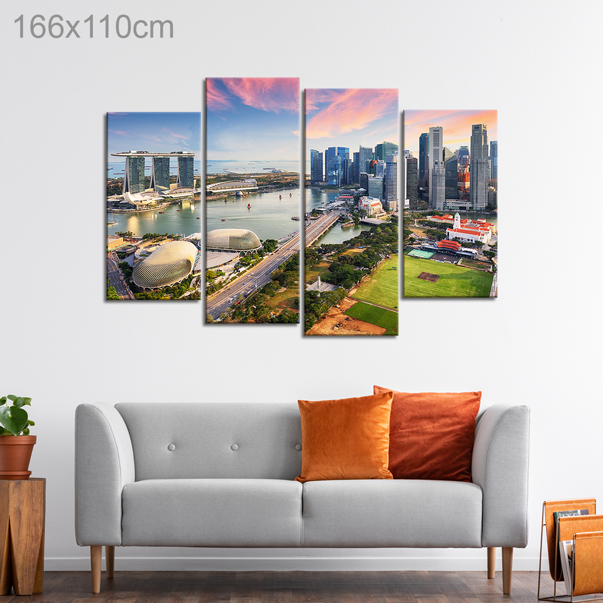 Aerial View of Marina Bay, Singapore