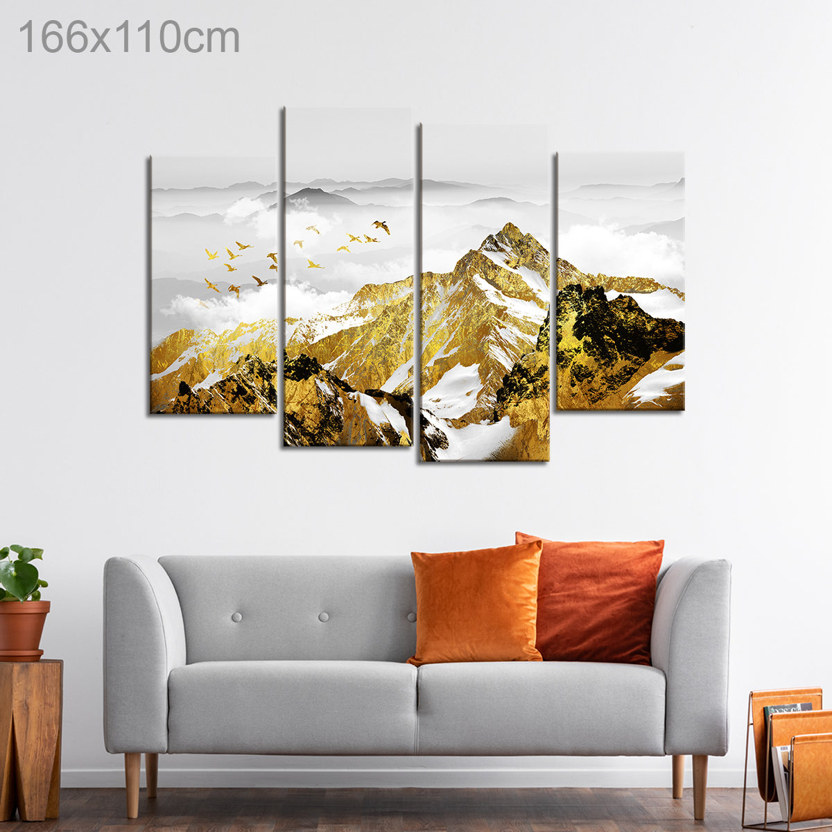 Golden Mountain Scenery