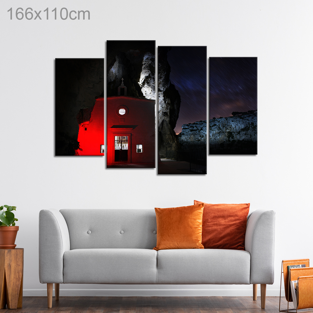 Valley at Night in Mosta, Malta