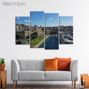 Aerial View of Bormla, Malta