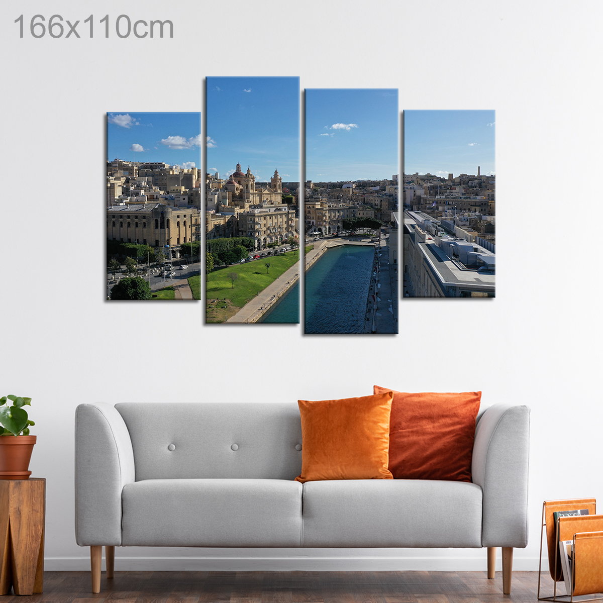 Aerial View of Bormla, Malta