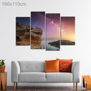 Milky Way behind a Clay Cliff in Malta