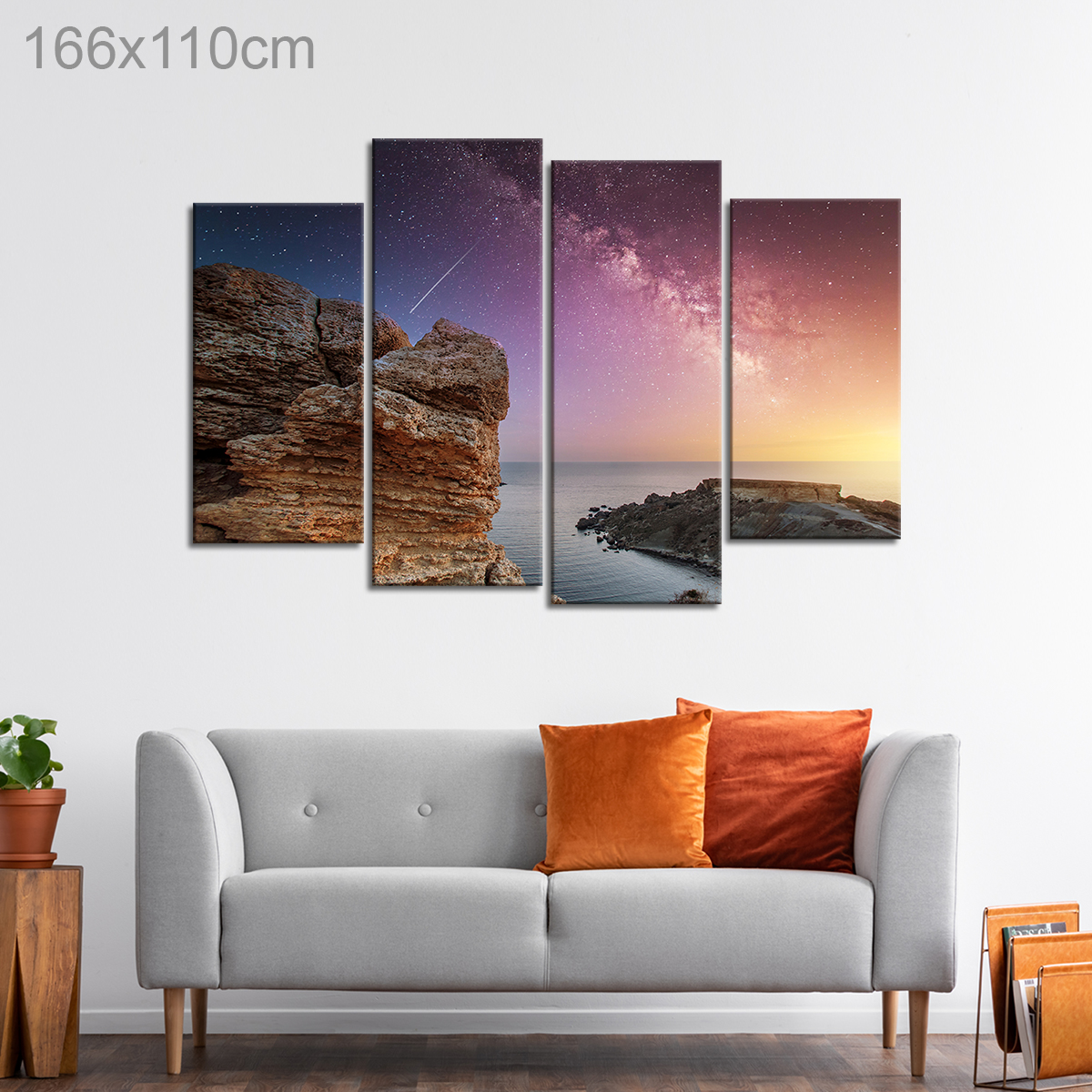 Milky Way behind a Clay Cliff in Malta