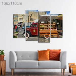 Vintage Fruits and Vegetables Ford Truck in Rabat, Malta