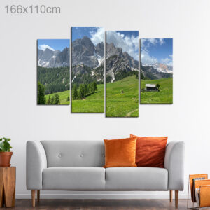 Puez Odle Nature Park in the Dolomites, Italy