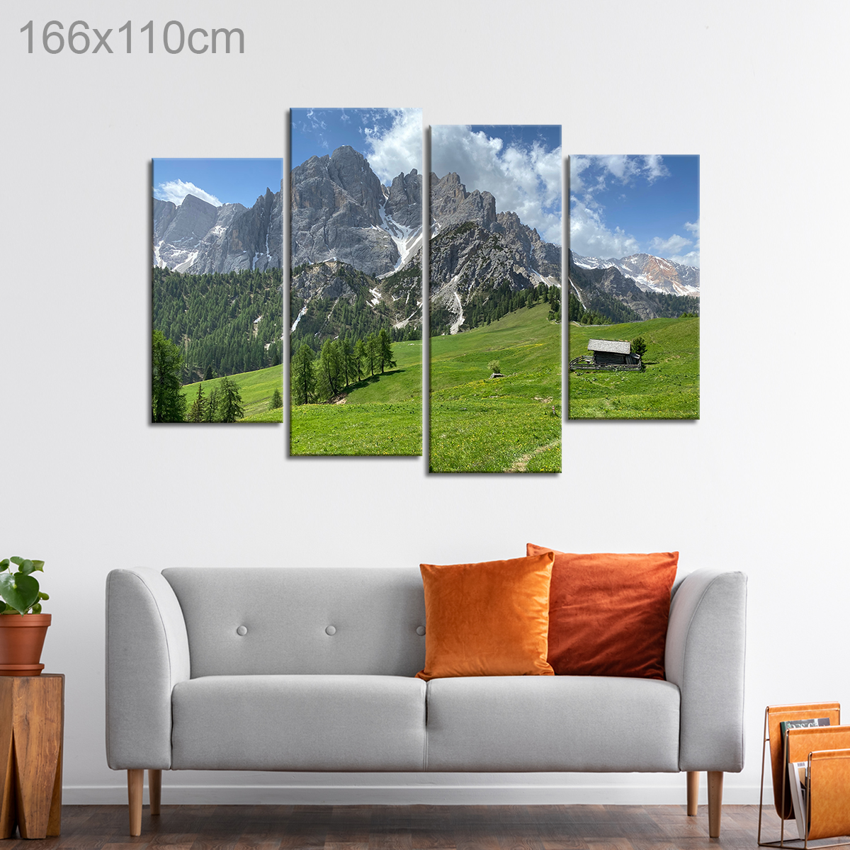 Puez Odle Nature Park in the Dolomites, Italy