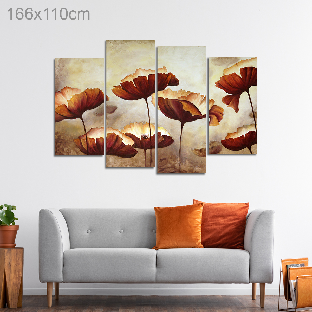 Poppy Flower Painting