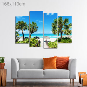 White Sandy Beach in the Caribbean