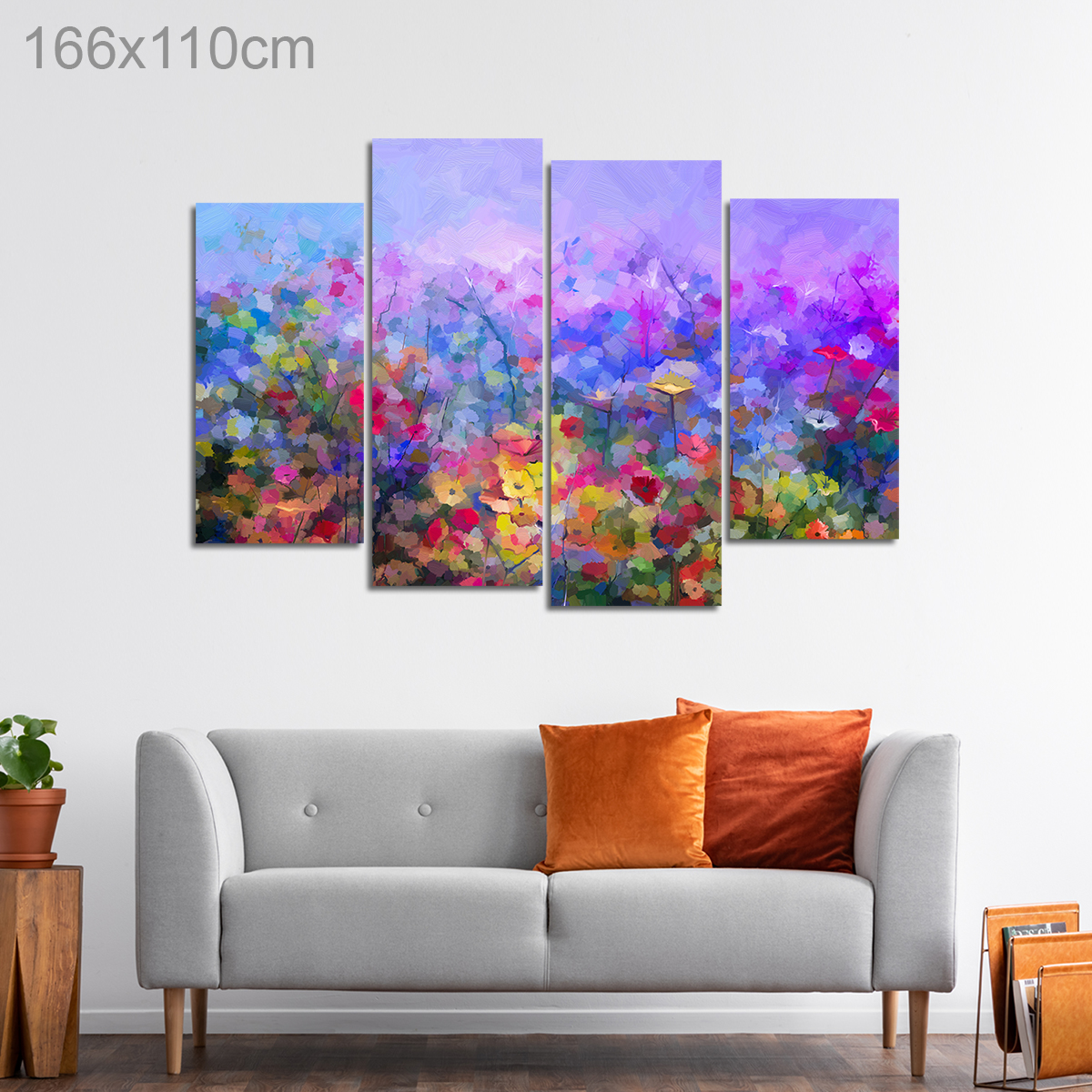 Flowery Field Oil Painting