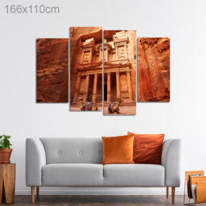 Ancient City of Al Khazneh in Petra, Jordan