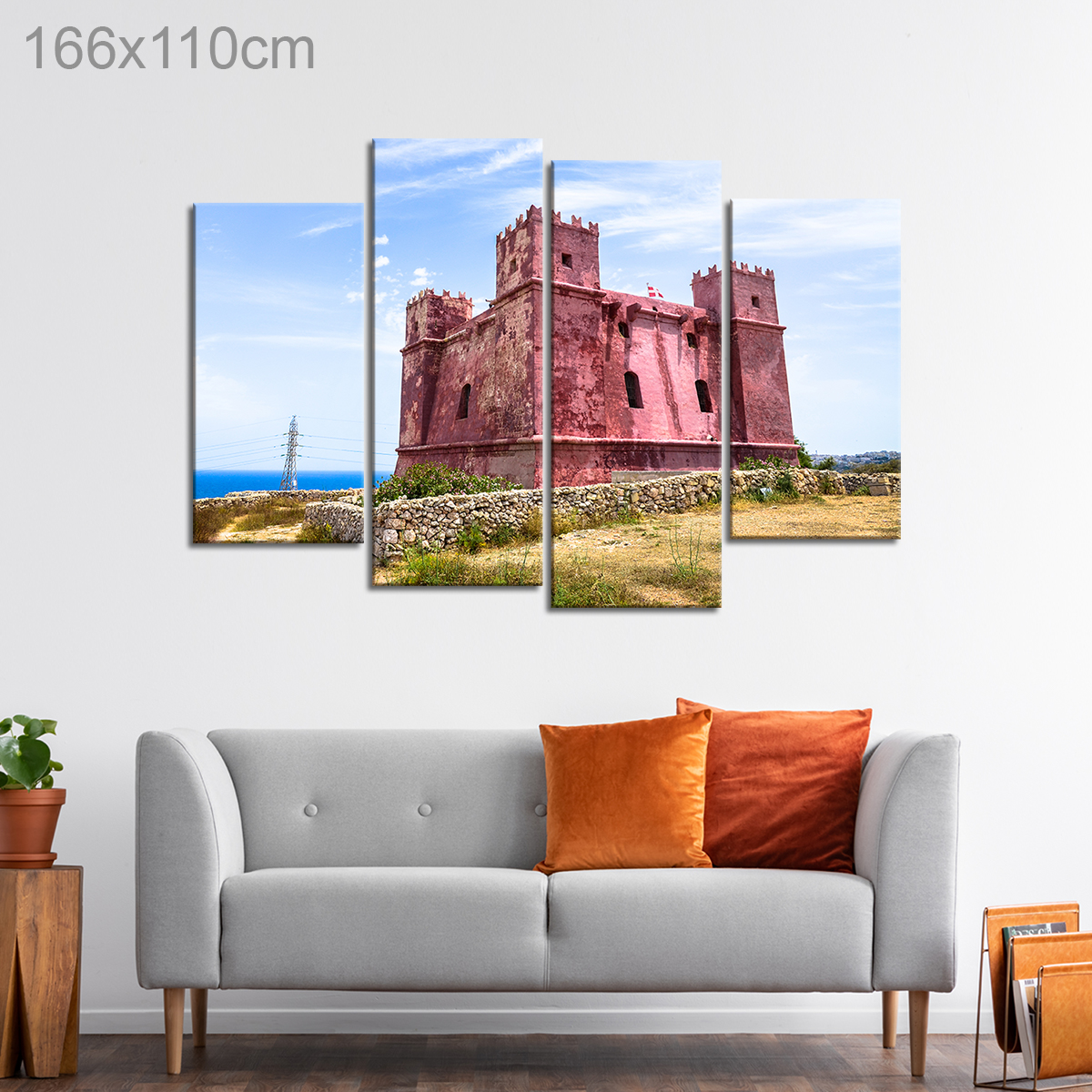 Saint Agatha’s Red Tower in Mellieha, Malta