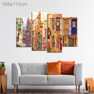 Colorful Balconies of Valletta, Malta