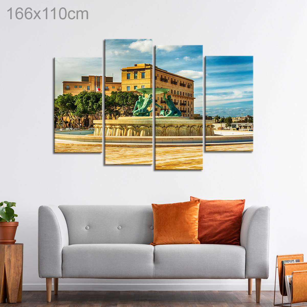 Triton of Fountain of Valletta, Malta