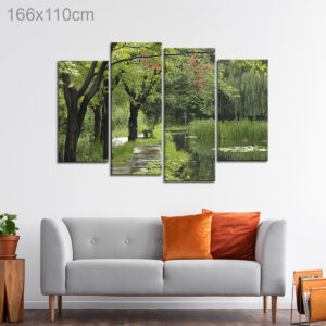 A Pond on a Rainy Day