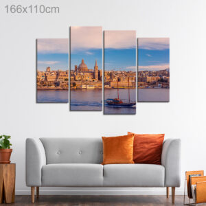 Valletta Skyline at Sunset, Malta