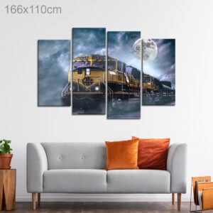 Locomotive Train at Night