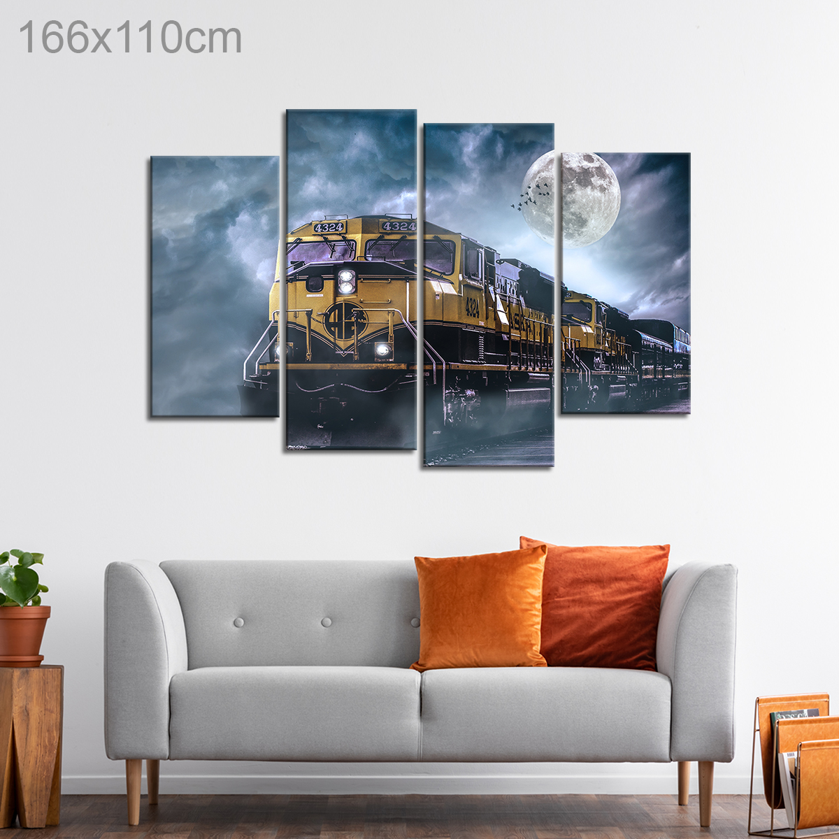 Locomotive Train at Night