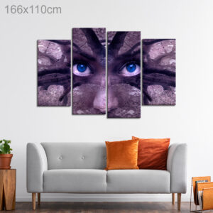 Blue Eyes Abstract Artwork