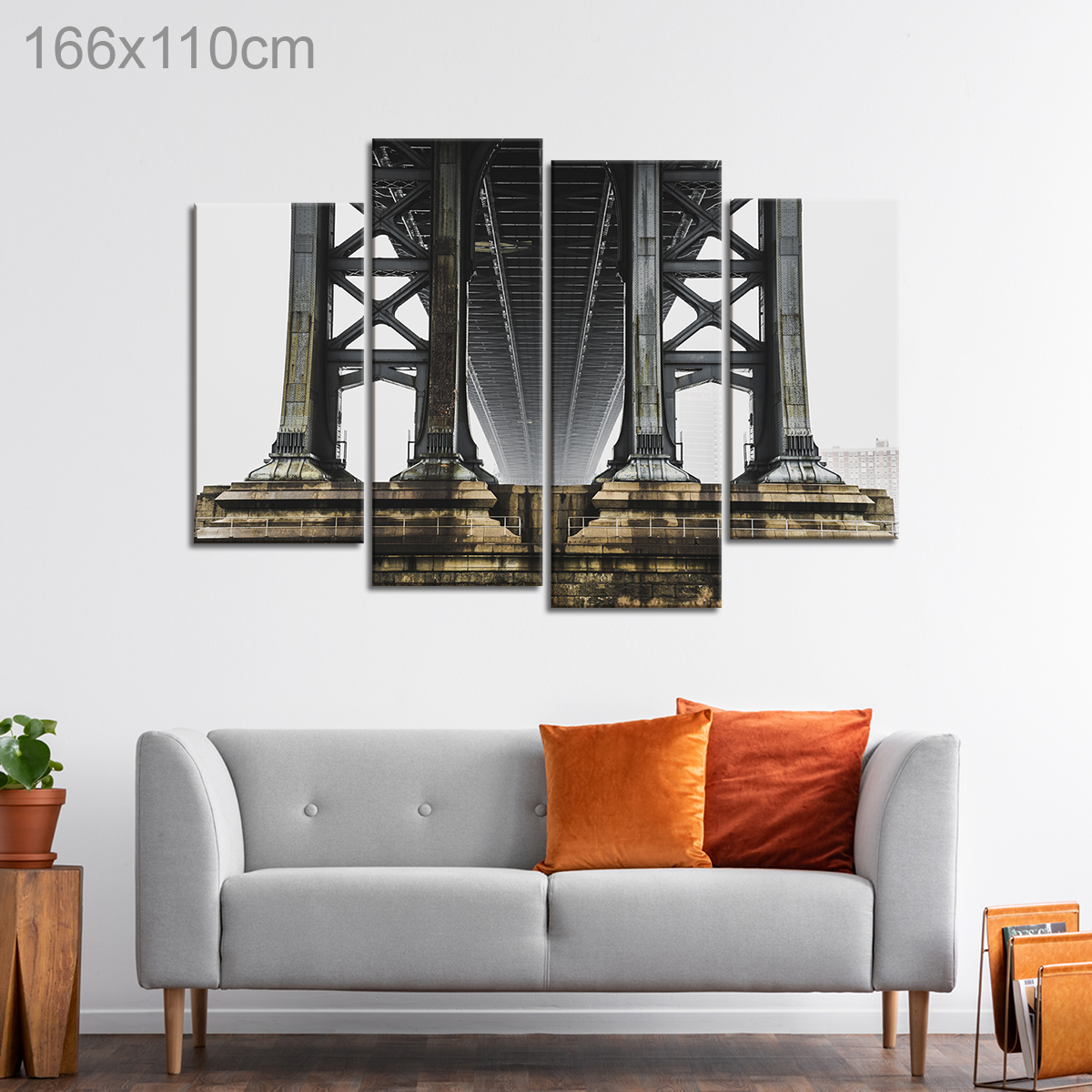 Under the Brooklyn bridge, USA