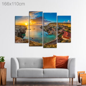 Popeye Village at Anchor Bay in Mellieha, Malta