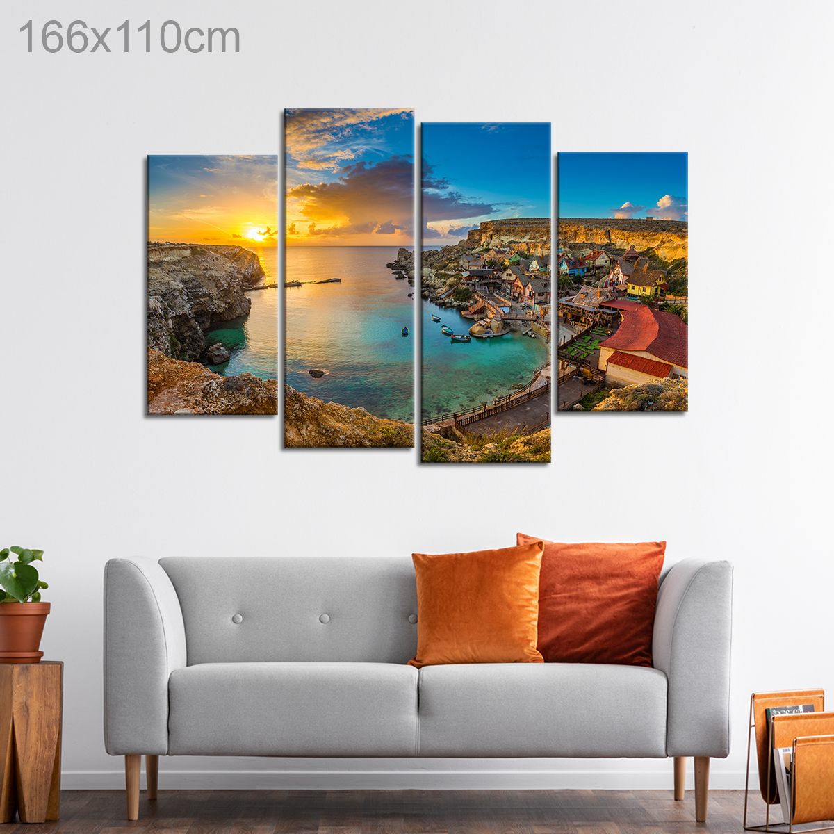 Popeye Village at Anchor Bay in Mellieha, Malta