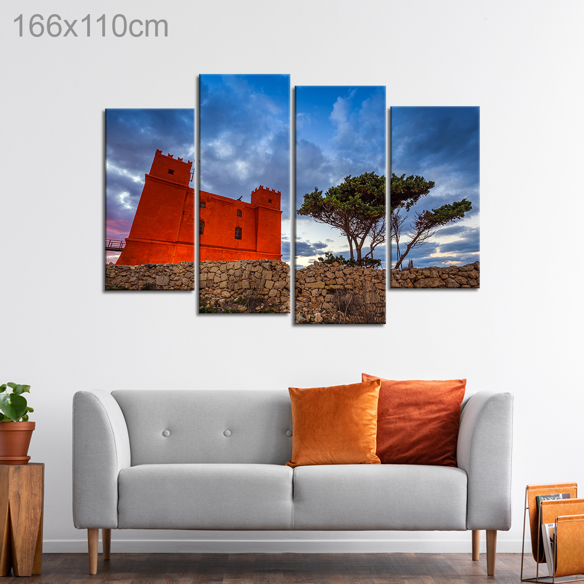 Mellieha Bay’s St Agatha’s Red Tower, Malta