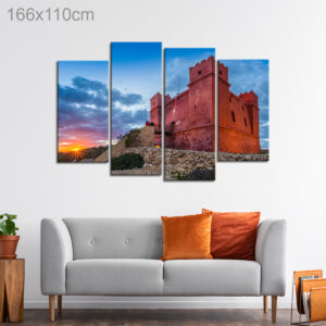 St Agatha`s Red Tower in Mellieha, Malta