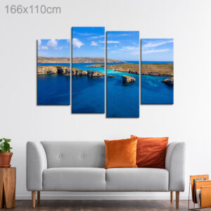 Coastline of Comino Island