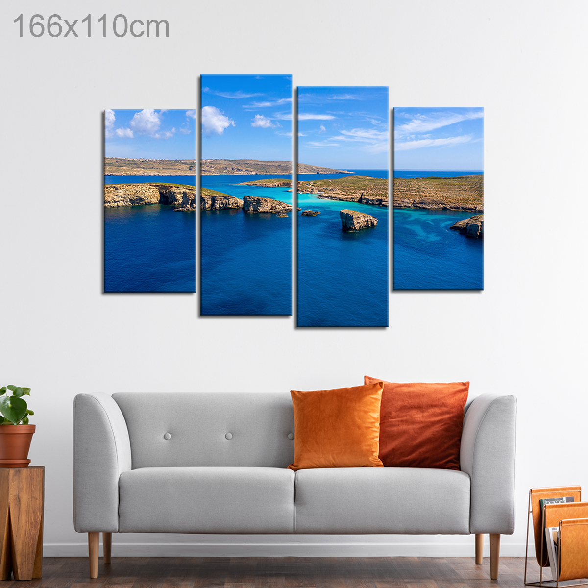 Coastline of Comino Island