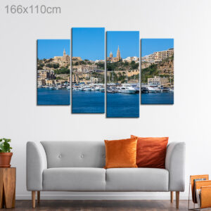 Mgarr Harbor on a Sunny Day, Gozo