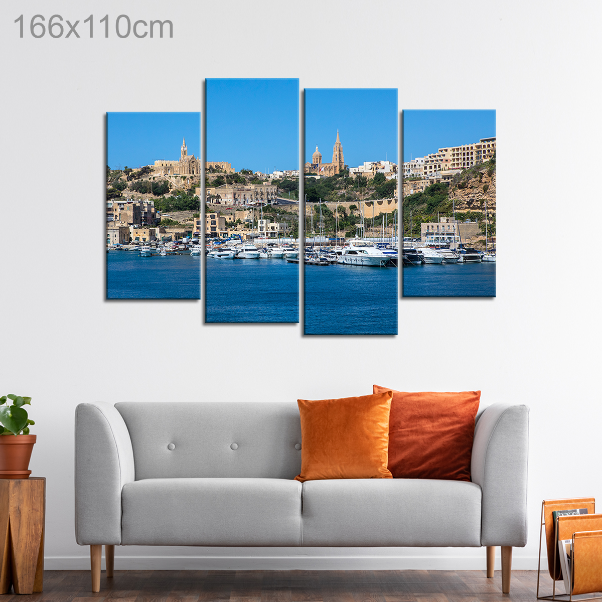 Mgarr Harbor on a Sunny Day, Gozo