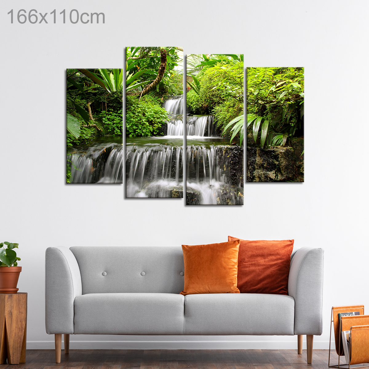 Waterfall in Rain Forest