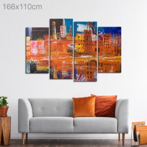 Metrapolis Abstract Painting