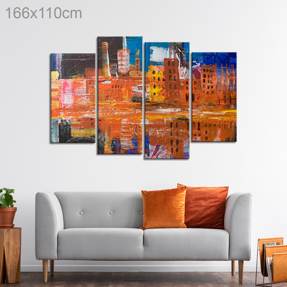 Metrapolis Abstract Painting