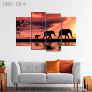 Elephant Silhouettes